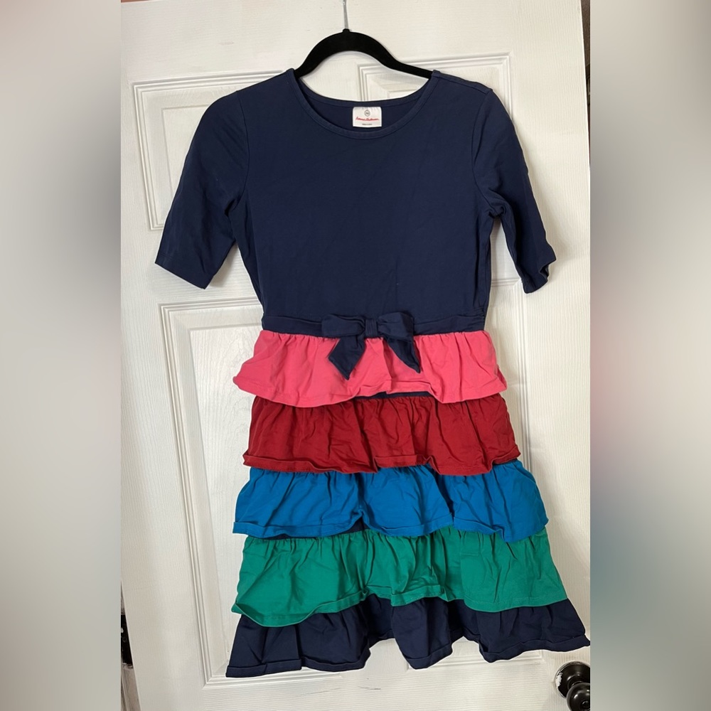 Hanna Andersson short sleeve ruffled dress